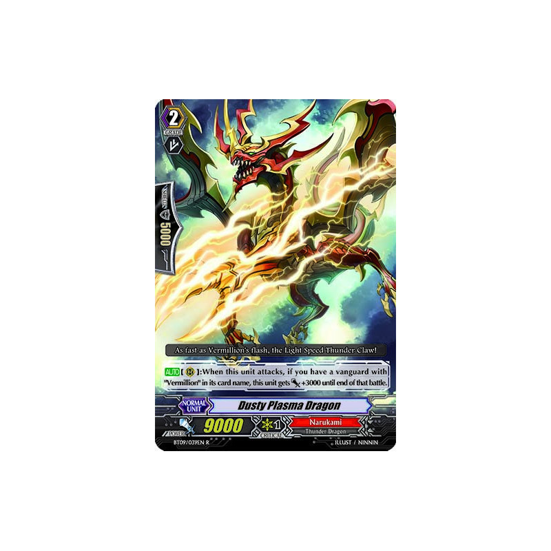 Vanguard_TCG_card_BT09_039EN_R_Dusty_Plasma_Dragon_Clash_of_the_Knights_Dragons