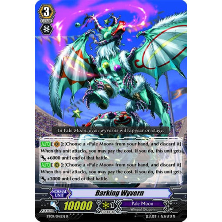 Vanguard_TCG_card_BT09_041EN_R_Barking_Wyvern_Clash_of_the_Knights_Dragons