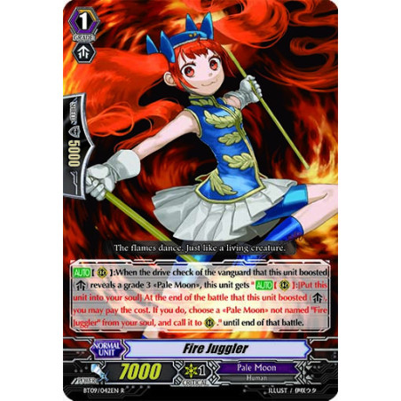 Vanguard_TCG_card_BT09_042EN_R_Fire_Juggler_Clash_of_the_Knights_Dragons