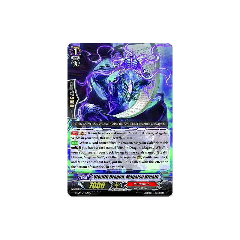 Vanguard_TCG_card_BT09_048EN_C_Stealth_Dragon_Magatsu_Breath_Clash_of_the_Knights_Dragons