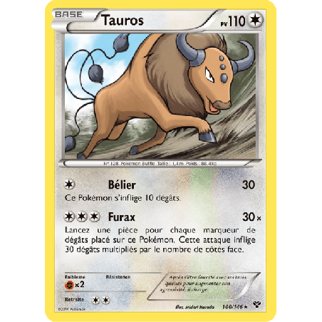 pokemon-tcg-100-146-tauros-rare-xy-xy
