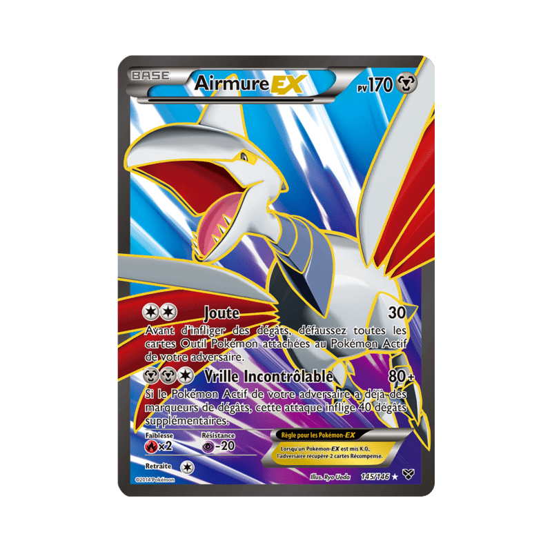 pokemon-tcg-145-146-airmure-ex-ultra-rare-xy-xy