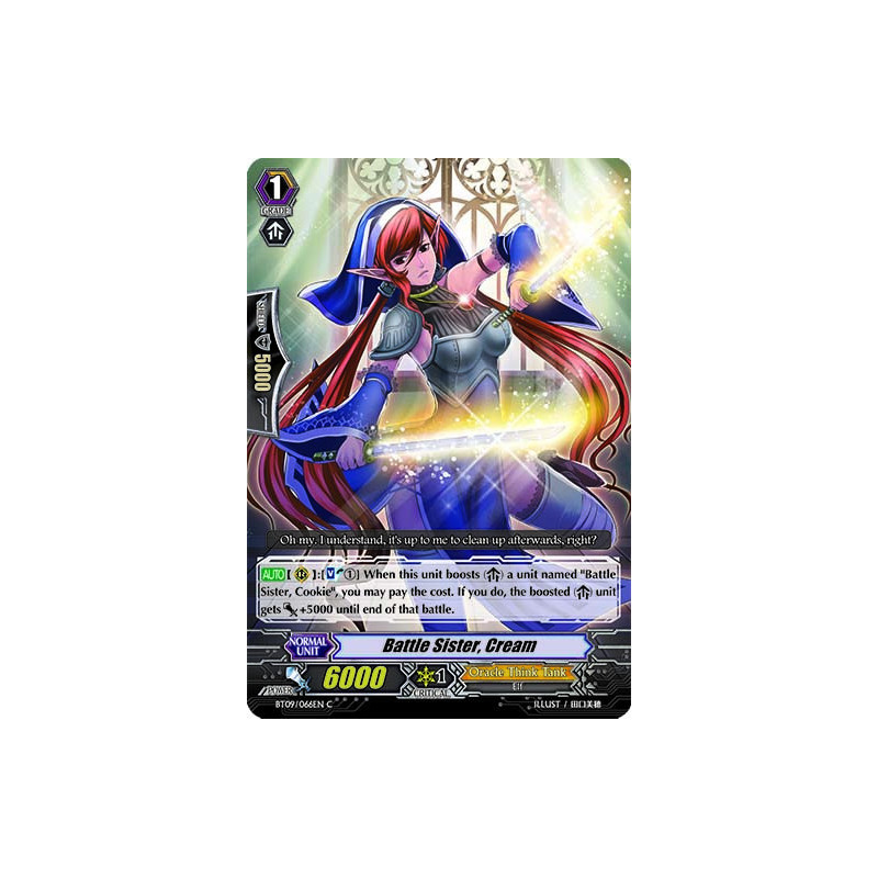 Vanguard_TCG_card_BT09_066EN_C_Battle_Sister_Cream_Clash_of_the_Knights_Dragons