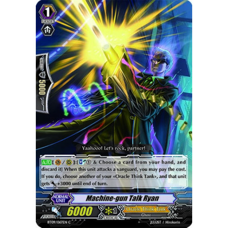 Vanguard_TCG_card_BT09_067EN_C_Machine-gun_Talk_Ryan_Clash_of_the_Knights_Dragons