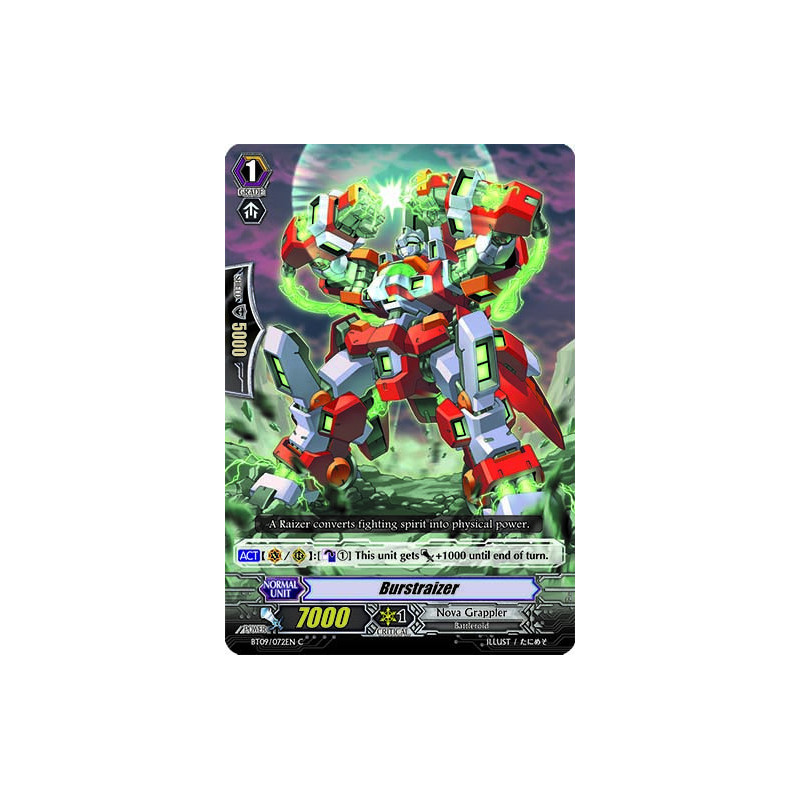 Vanguard_TCG_card_BT09_072EN_C_Burstraizer_Clash_of_the_Knights_Dragons