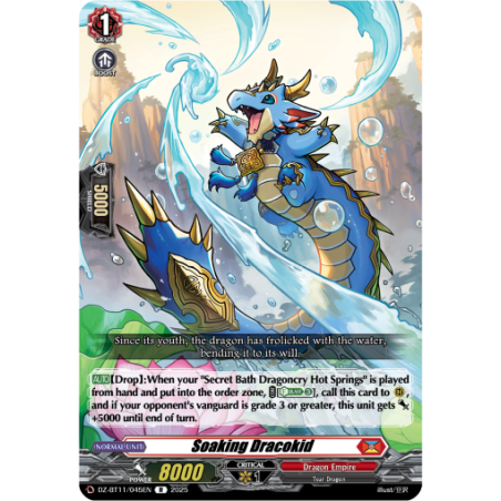 Vanguard_TCG_card_DZ-BT11_045EN_R_Soaking_Dracokid_Symphony_of_Might_Bloom