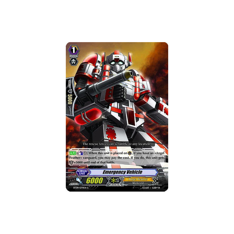 Vanguard_TCG_card_BT09_079EN_C_Emergency_Vehicle_Clash_of_the_Knights_Dragons
