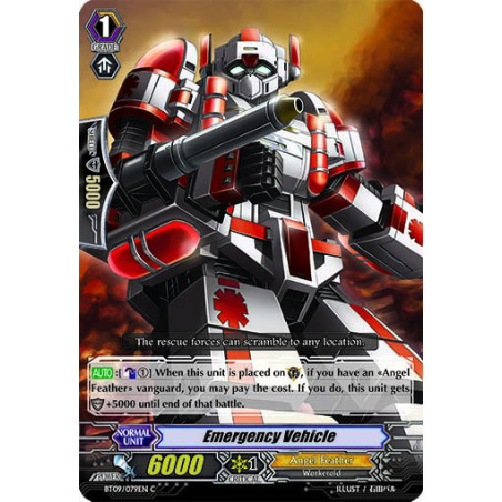 Vanguard_TCG_card_BT09_079EN_C_Emergency_Vehicle_Clash_of_the_Knights_Dragons