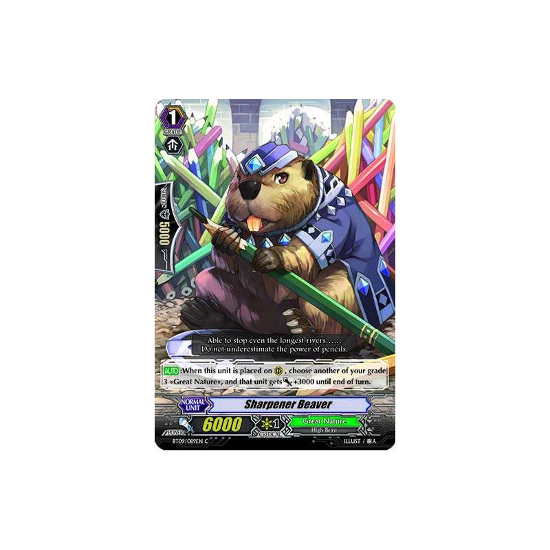 Vanguard_TCG_card_BT09_089EN_C_Sharpener_Beaver_Clash_of_the_Knights_Dragons
