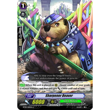 Vanguard_TCG_card_BT09_089EN_C_Sharpener_Beaver_Clash_of_the_Knights_Dragons