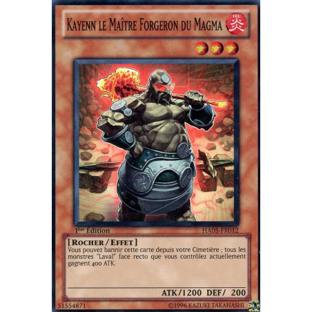 yu-gi-oh-tcg-ha05-fr012-sr-kayenn-le-maitre-forgeron-du-magma-arsenal-mysterieux-5-invasion-colonie-de-chrome