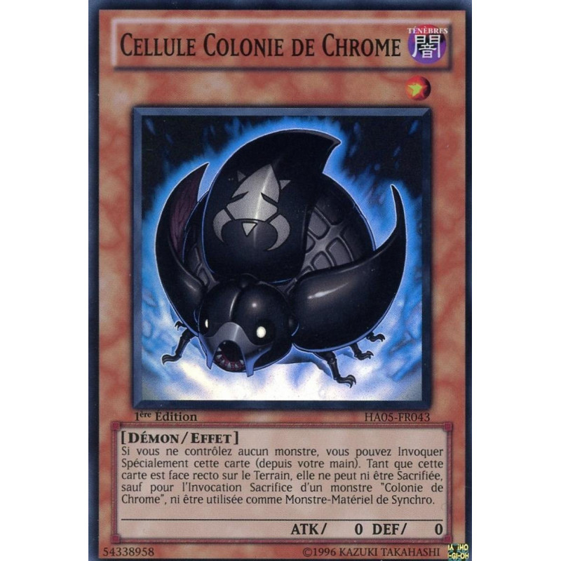 yu-gi-oh-tcg-ha05-fr043-sr-cellule-colonie-de-chrome-arsenal-mysterieux-5-invasion-colonie-de-chrome