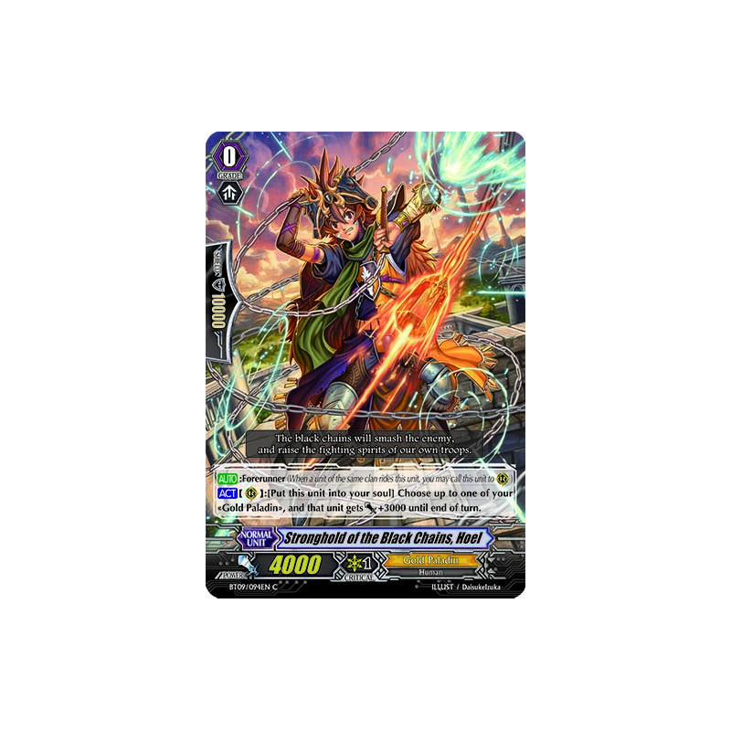 Vanguard_TCG_card_BT09_094EN_C_Stronghold_of_the_Black_Chains_Hoel_Clash_of_the_Knights_Dragons