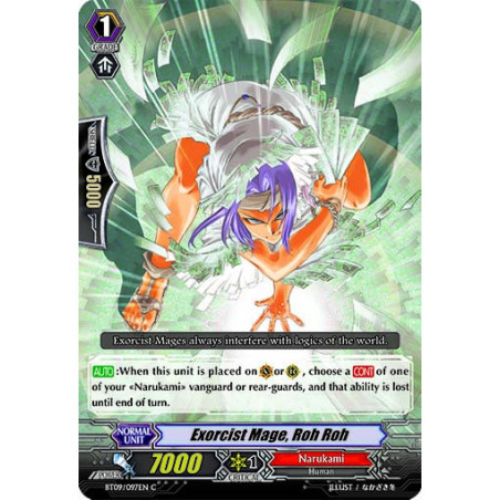 Vanguard_TCG_card_BT09_097EN_C_Exorcist_Mage_Roh_Roh_Clash_of_the_Knights_Dragons