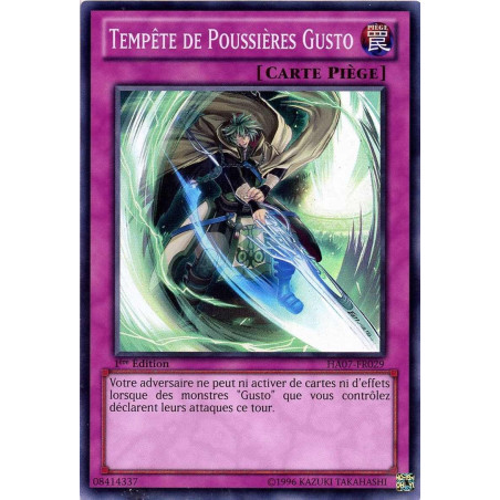 yu-gi-oh-tcg-ha07-fr029-sr-tempete-de-poussieres-gusto-arsenal-mysterieux-7-le-chevalier-des-toiles