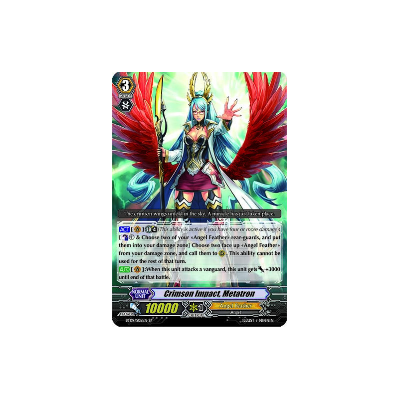 Vanguard_TCG_card_BT09_S05EN_SP_Crimson_Impact_Metatron_Clash_of_the_Knights_Dragons