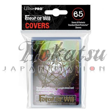 UP - Sleeves Covers Standard - Force of Will - Gold Circle Clear (par 65)