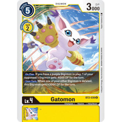 Digimon_TCG_BT2-036_Gatomon_Uncommon_Ultimate_Power_Card_Game