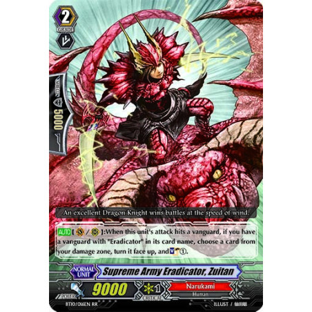 Vanguard_TCG_card_BT10_016EN_RR_Supreme_Army_Eradicator_Zuitan_Triumphant_Return_of_the_King_of_Knights