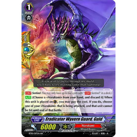 Vanguard_TCG_card_BT10_017EN_RR_Eradicator_Wyvern_Guard_Guld_Triumphant_Return_of_the_King_of_Knights