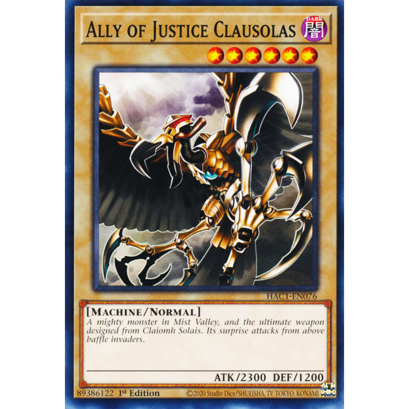 yu-gi-oh-tcg-hac1-en076-dtnpr-ally-of-justice-clausolas-hidden-arsenal-chapter-1