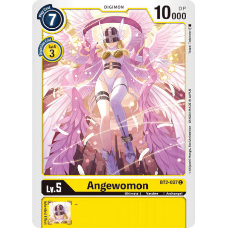 Digimon_TCG_BT2-037_Angewomon_Common_Ultimate_Power_Card_Game