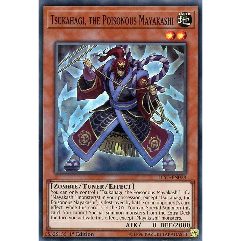 yu-gi-oh-tcg-hisu-en028-sr-tsukahagi-the-poisonous-mayakashi-hidden-summoners