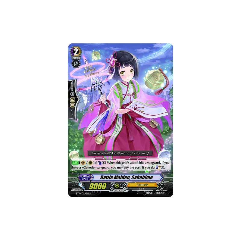Vanguard_TCG_card_BT10_029EN_R_Battle_Maiden_Sahohime_Triumphant_Return_of_the_King_of_Knights