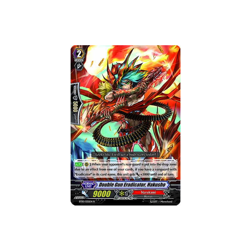 Vanguard_TCG_card_BT10_035EN_R_Double_Gun_Eradicator_Hakusho_Triumphant_Return_of_the_King_of_Knights