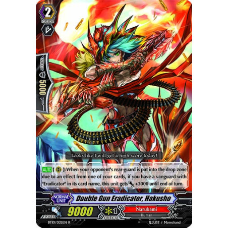 Vanguard_TCG_card_BT10_035EN_R_Double_Gun_Eradicator_Hakusho_Triumphant_Return_of_the_King_of_Knights