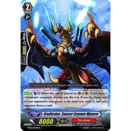 Vanguard_TCG_card_BT10_036EN_R_Eradicator_Saucer_Cannon_Wyvern_Triumphant_Return_of_the_King_of_Knights