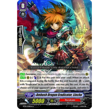 Vanguard_TCG_card_BT10_038EN_R_Ambush_Dragon_Eradicator_Linchu_Triumphant_Return_of_the_King_of_Knights