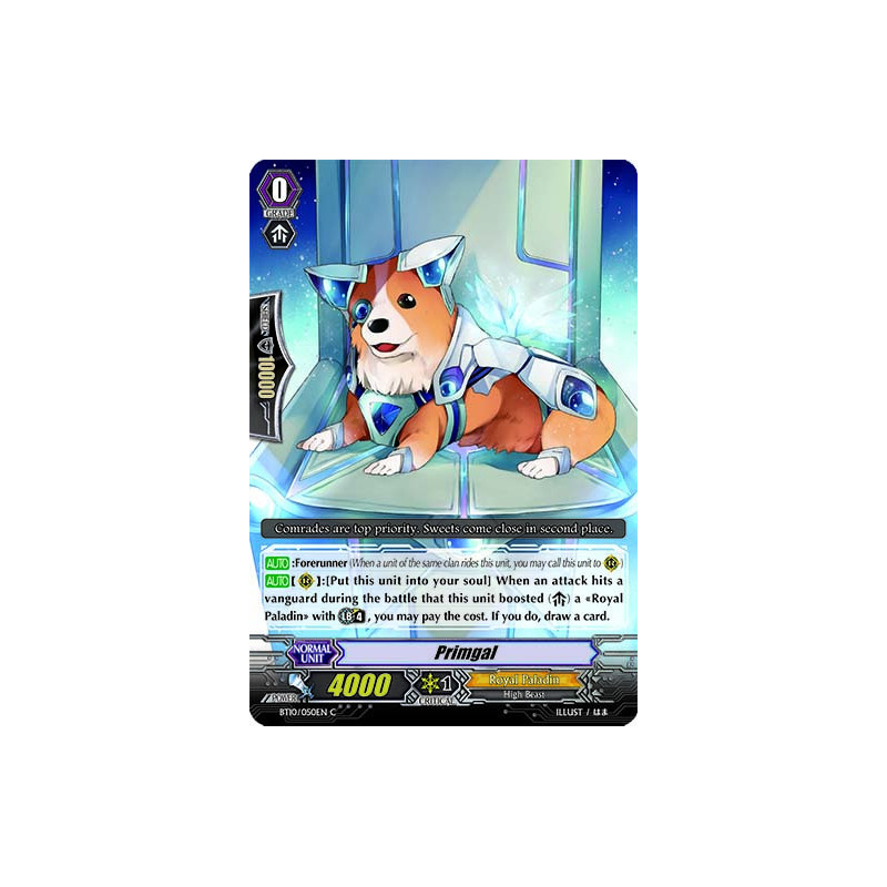 Vanguard_TCG_card_BT10_050EN_C_Primgal_Triumphant_Return_of_the_King_of_Knights