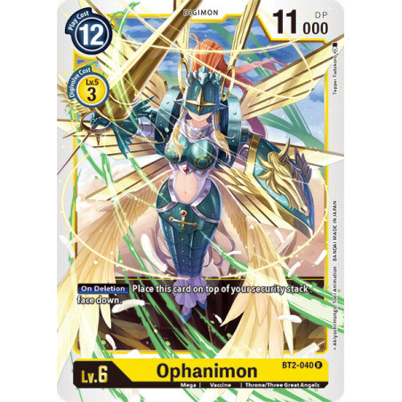 Digimon_TCG_BT2-040_Ophanimon_Rare_Ultimate_Power_Card_Game