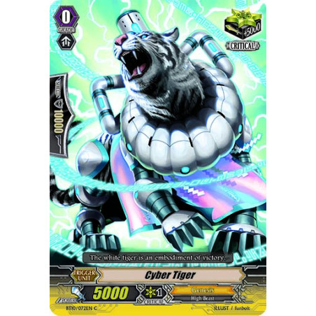 Vanguard_TCG_card_BT10_072EN_C_Cyber_Tiger_Triumphant_Return_of_the_King_of_Knights