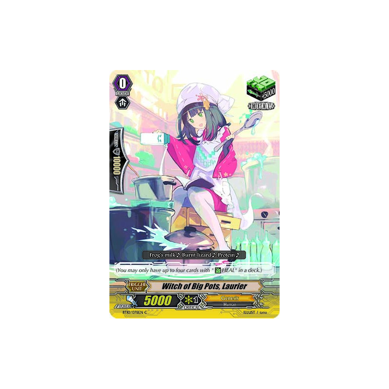 Vanguard_TCG_card_BT10_078EN_C_Witch_of_Big_Pots_Laurier_Triumphant_Return_of_the_King_of_Knights
