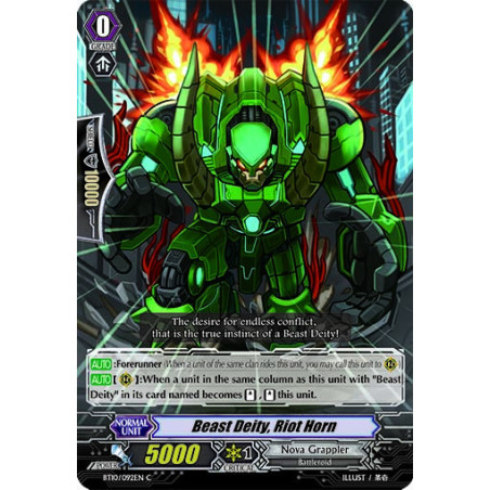 Vanguard_TCG_card_BT10_092EN_C_Beast_Deity_Riot_Horn_Triumphant_Return_of_the_King_of_Knights
