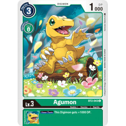 Digimon_TCG_BT2-043_Agumon_Common_Ultimate_Power_Card_Game