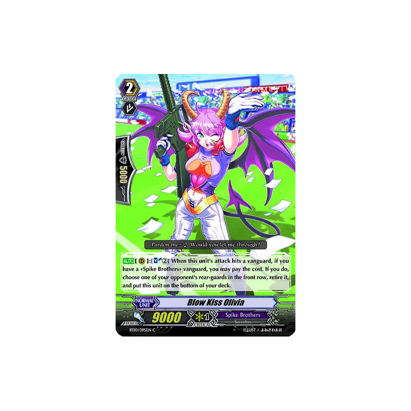 Vanguard_TCG_card_BT10_095EN_C_Blow_Kiss_Olivia_Triumphant_Return_of_the_King_of_Knights
