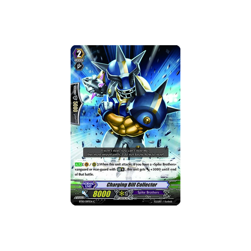 Vanguard_TCG_card_BT10_097EN_C_Charging_Bill_Collector_Triumphant_Return_of_the_King_of_Knights