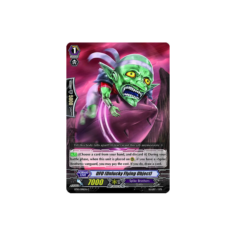 Vanguard_TCG_card_BT10_098EN_C_UFO_(Unlucky_Flying_Object)_Triumphant_Return_of_the_King_of_Knights