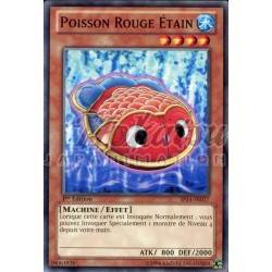 SP14-FR017 Poisson Rouge Étain