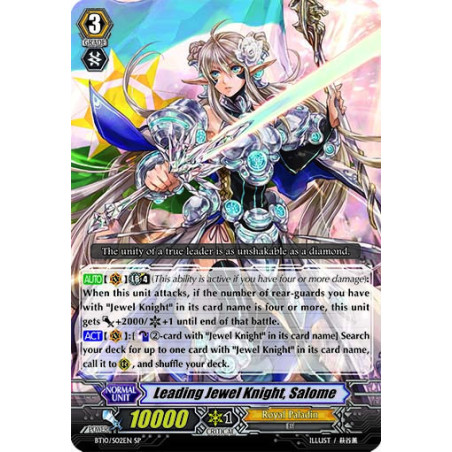 Vanguard_TCG_card_BT10_S02EN_SP_Leading_Jewel_Knight_Salome_Triumphant_Return_of_the_King_of_Knights