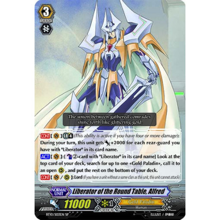 Vanguard_TCG_card_BT10_S03EN_SP_Liberator_of_the_Round_Table_Alfred_Triumphant_Return_of_the_King_of_Knights
