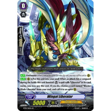 Vanguard_TCG_card_BT10_S11EN_SP_Wingal_Liberator_Triumphant_Return_of_the_King_of_Knights