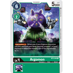 Digimon_TCG_BT2-045_Argomon_Uncommon_Ultimate_Power_Card_Game