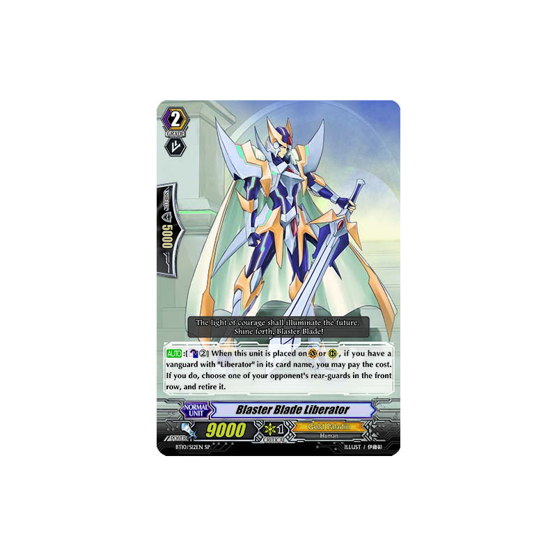 Vanguard_TCG_card_BT10_S12EN_SP_Blaster_Blade_Liberator_Triumphant_Return_of_the_King_of_Knights