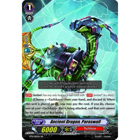 Vanguard_TCG_card_BT11_015EN_RR_Ancient_Dragon_Paraswall_Seal_Dragons_Unleashed