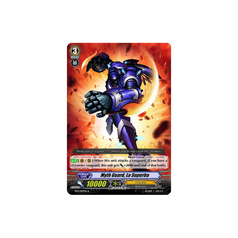 Vanguard_TCG_card_BT11_027EN_R_Myth_Guard_La_Superba_Seal_Dragons_Unleashed