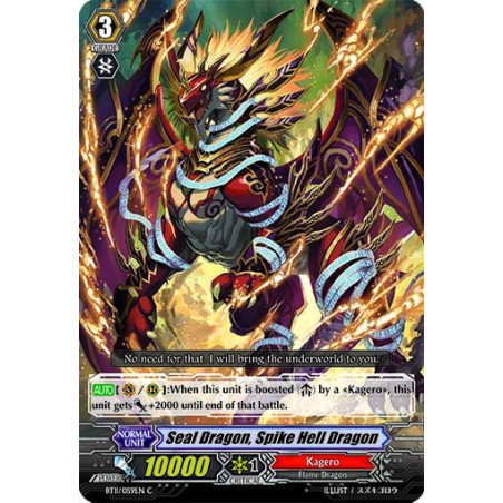 Vanguard_TCG_card_BT11_059EN_C_Seal_Dragon_Spike_Hell_Dragon_Seal_Dragons_Unleashed
